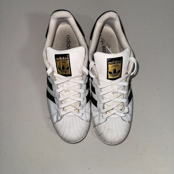 Adidas Superstar Mens 8.5 Sneakers Classic Casual Everyday Retro C771124 - Picture 1 of 9